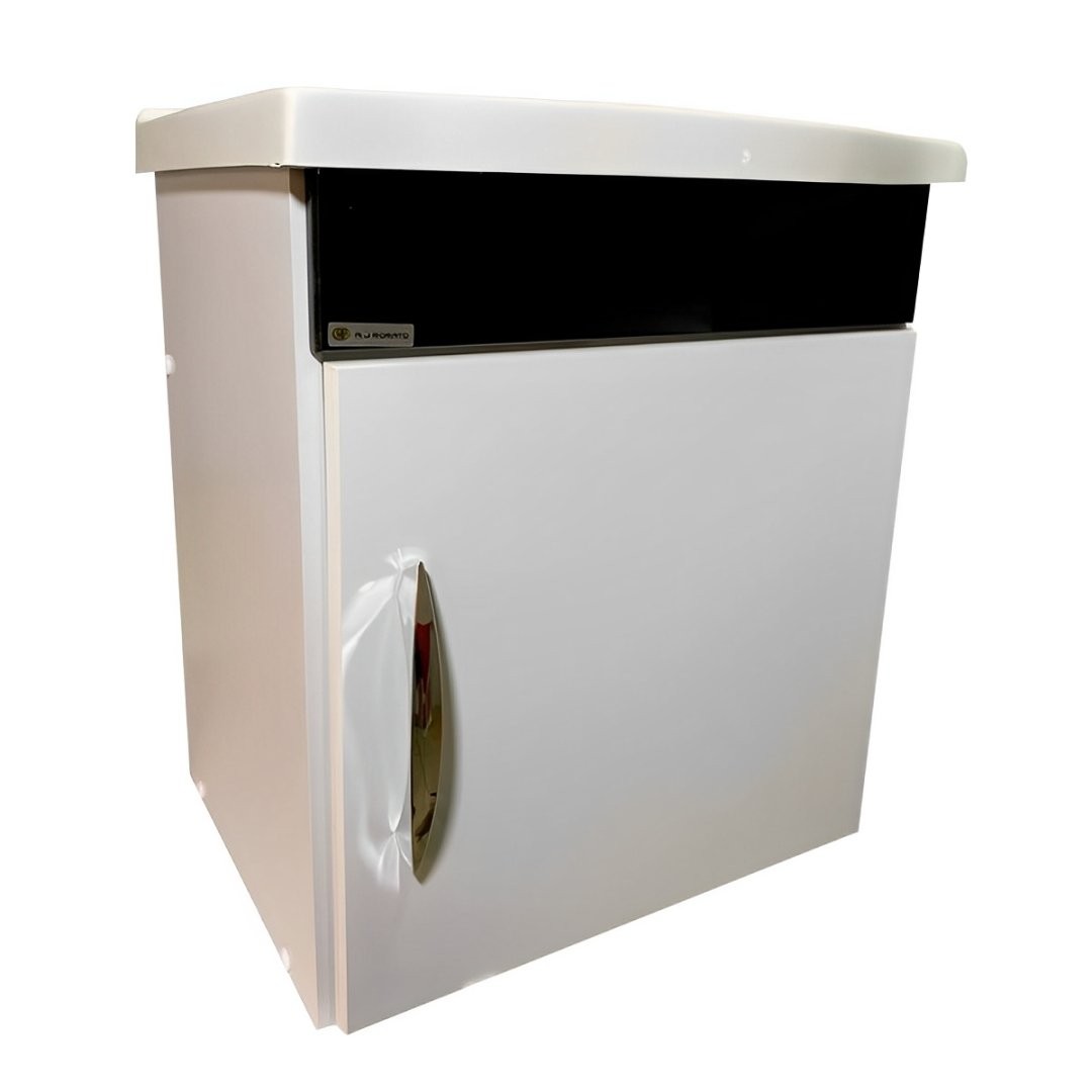 Kit Conjunto de Balcão Para Banheiro Siena 40cm Suspenso Preto Rorato Kit Conjunto de Balcão Para Banheiro Siena 40cm Suspenso Preto Rorato