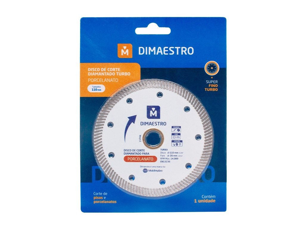 Disco Diamantado Porcelanato 110mm