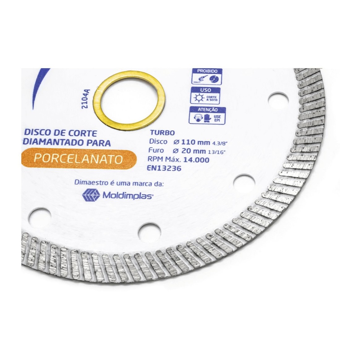 Disco Diamantado Porcelanato 110mm