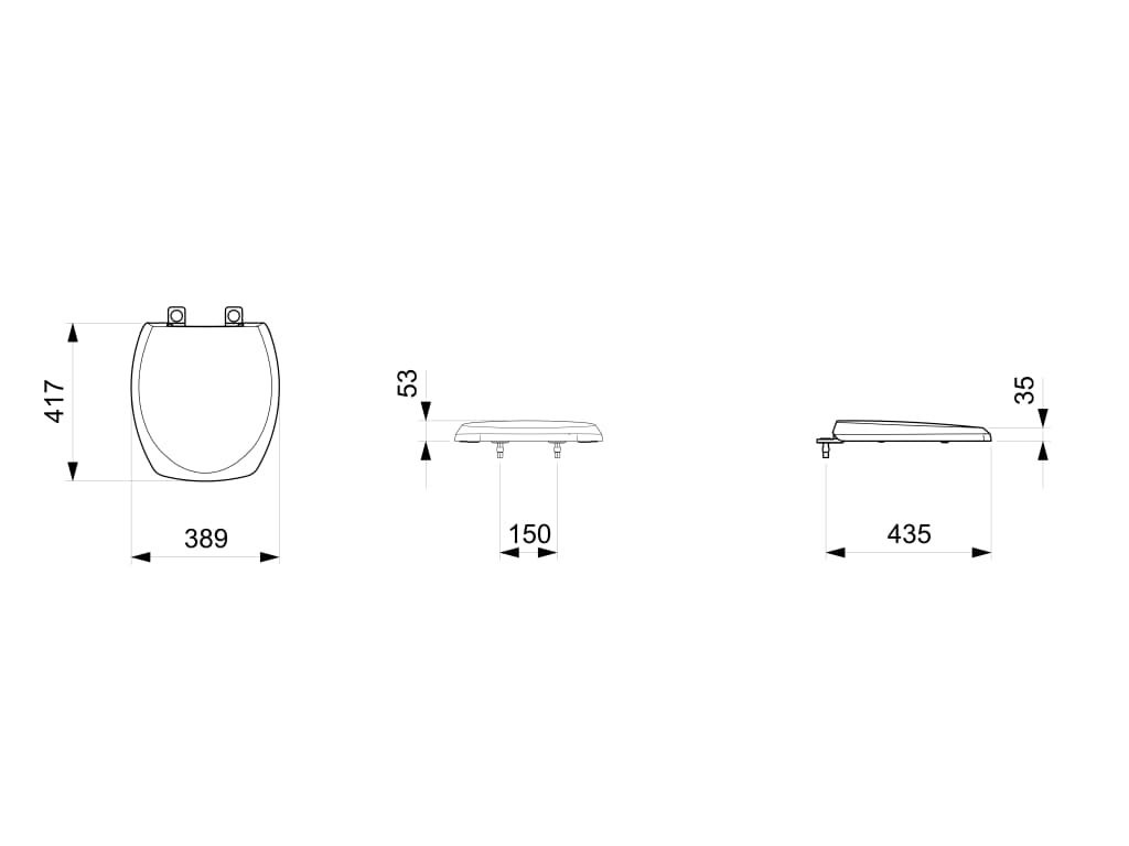 Assento Sanitário Thema Soft-Close Biscuit / Bege Incepa Assento Sanitário Thema Soft-Close Biscuit / Bege Incepa