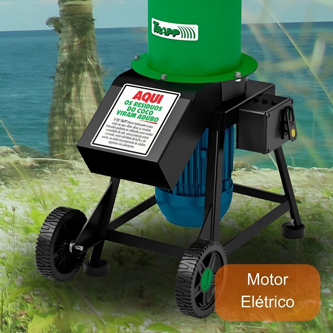 Triturador de Coco TRC-40 Com Motor 5CV Monofásico 220V Trapp Triturador de Coco TRC-40 Com Motor 5CV Monofásico 220V Trapp