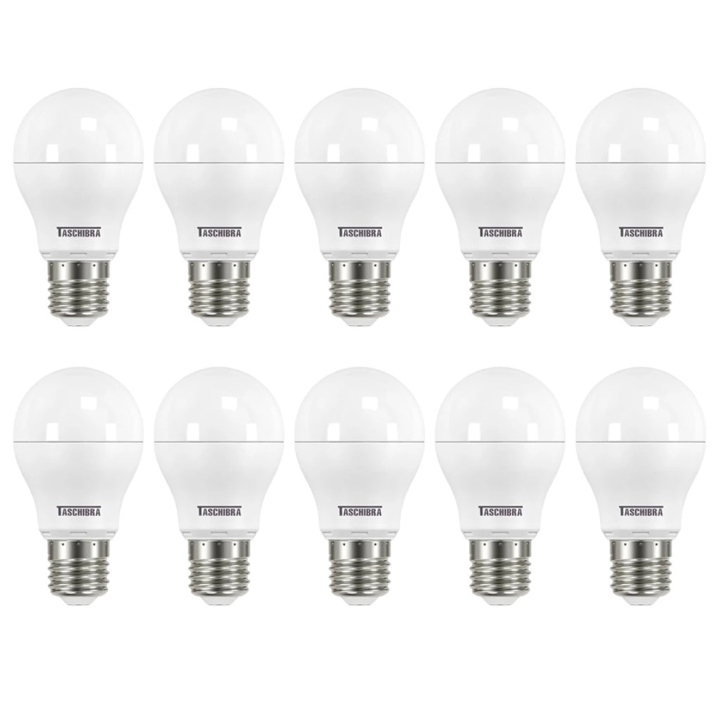 Kit Com 10PÇs Lâmpada Led 12W TKL80 3000K Taschibra Kit Com 10PÇs Lâmpada Led 12W TKL80 3000K Taschibra