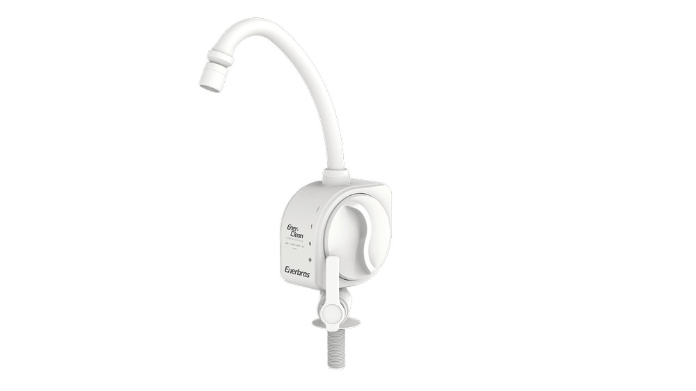 Torneira Elétrica Para Parede Enerclean Branca 5500W 220V Torneira Elétrica Para Parede Enerclean Branca 5500W 220V