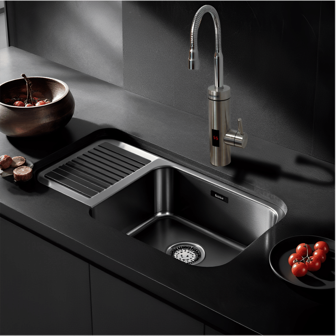 Torneira Elétrica De Bancada 220V 3000W Innova Blindada Kaltrane Torneira Elétrica De Bancada 220V 3000W Innova Blindada Kaltrane