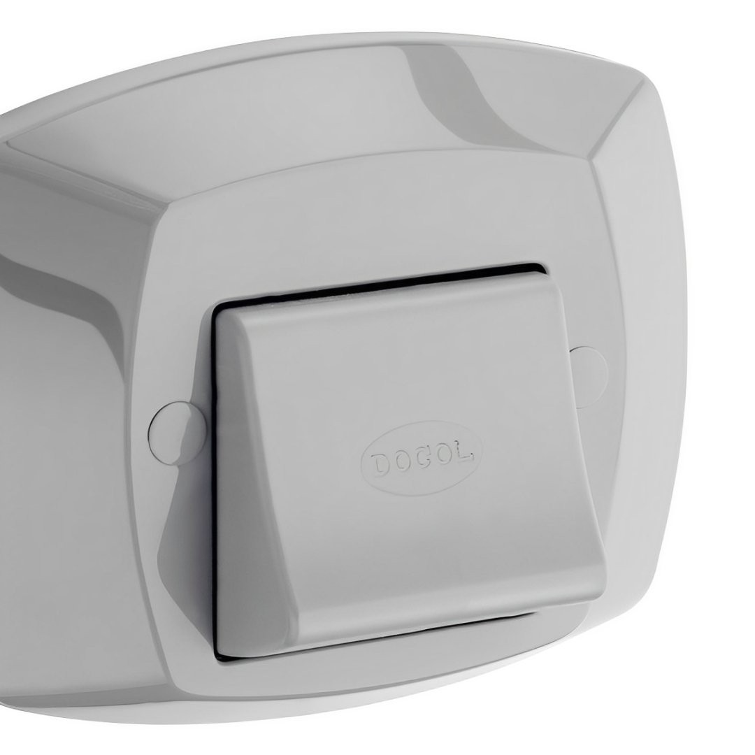 Acabamento Para Válvula de Descarga Cinza-Pérola Docol 01500122 Acabamento Para Válvula de Descarga Cinza-Pérola Docol 01500122