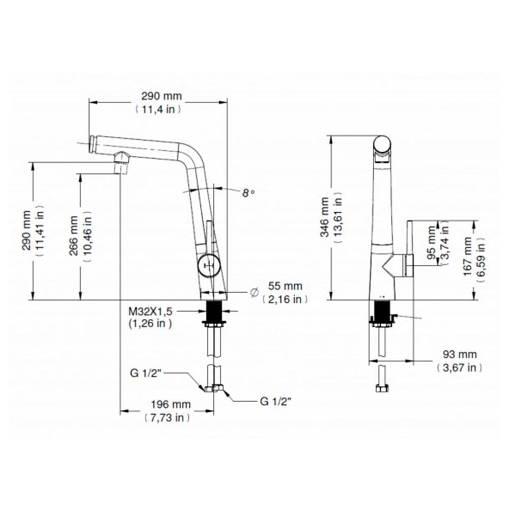 Torneira Misturador Monocomando Docol Choice 00874906