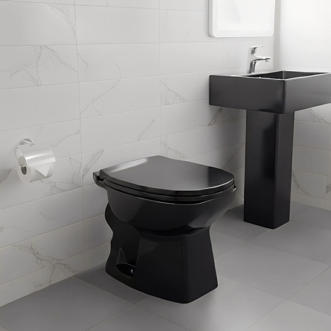 Vaso Sanitário Convencional Thema Preto Incepa Vaso Sanitário Convencional Thema Preto Incepa