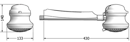 Chuveiro Loren Bello Banho 220V-5500W Com Haste Lorenzetti Chuveiro Loren Bello Banho 220V-5500W Com Haste Lorenzetti