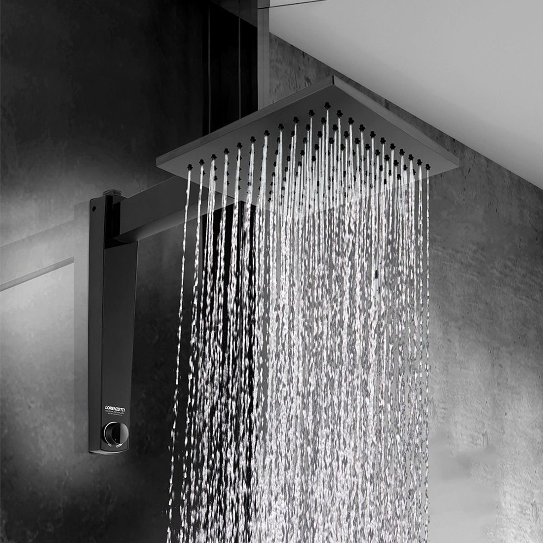 Chuveiro Lorenzetti Acqua Century Preto 7500W 220V