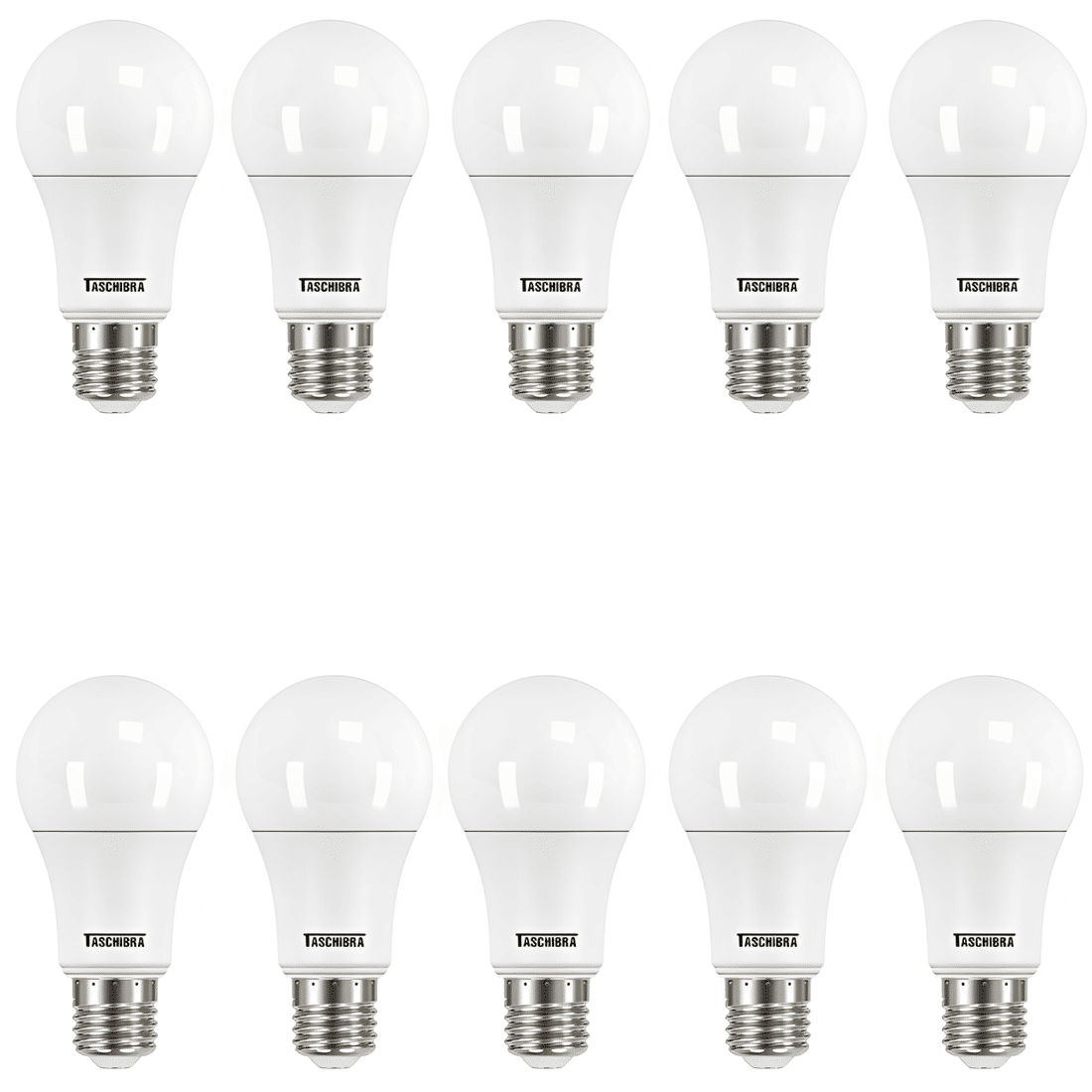 Kit Com 10Pçs Lâmpada Led 9W TKL60 6500K Taschibra Kit Com 10Pçs Lâmpada Led 9W TKL60 6500K Taschibra