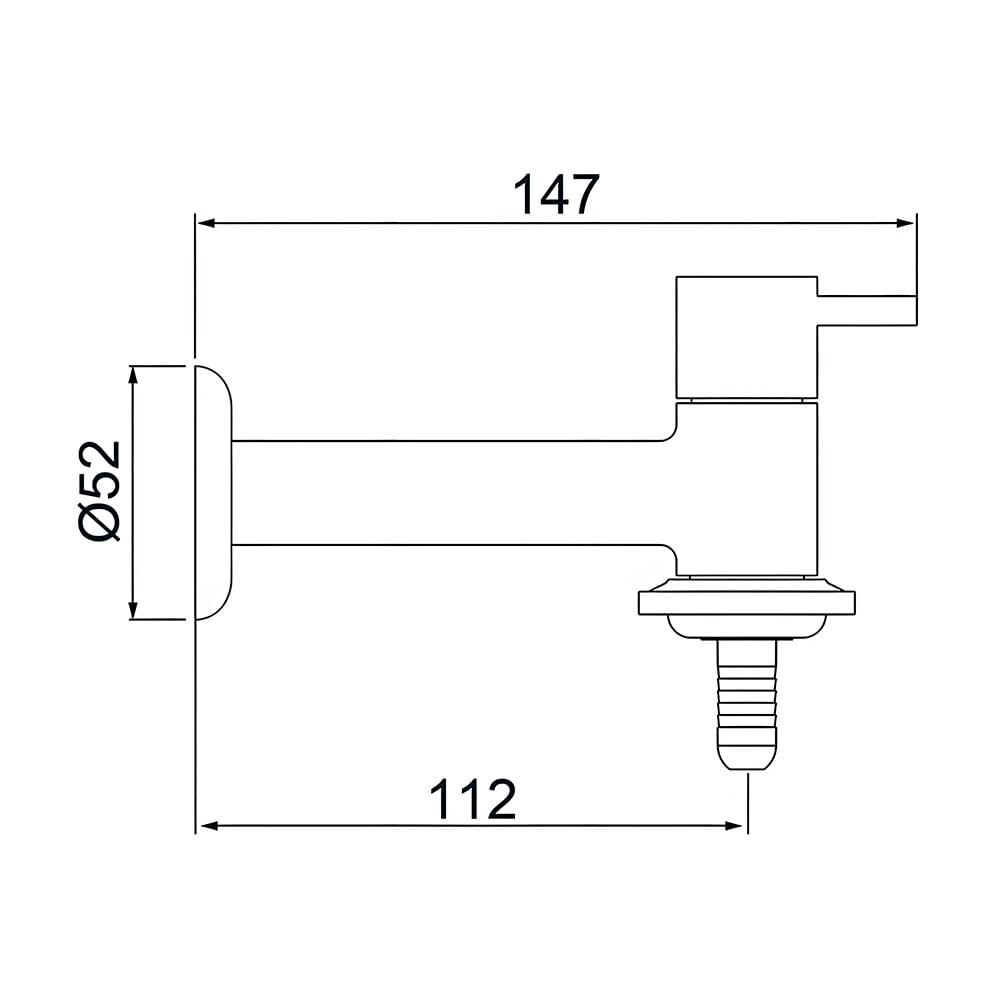 Torneira Para Tanque e Jardim 1153 C42 Lorenzetti Torneira Para Tanque e Jardim 1153 C42 Lorenzetti