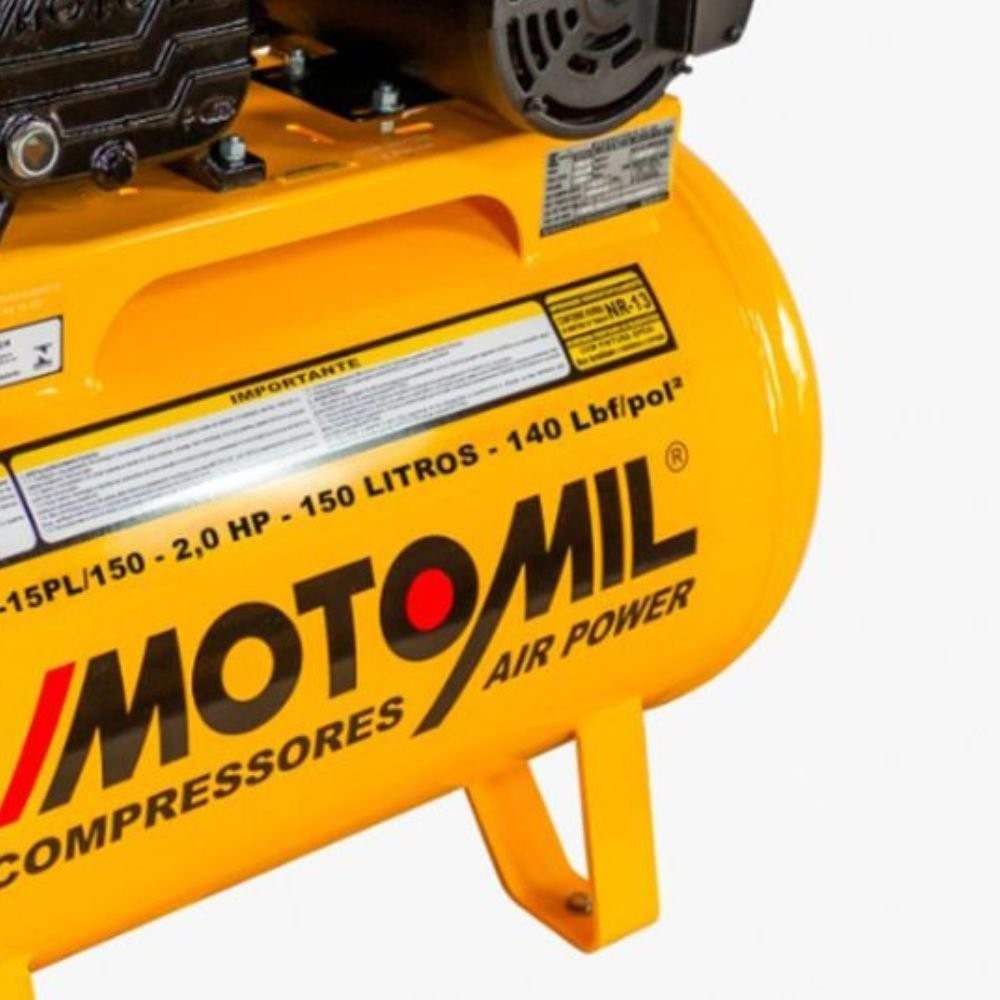 Compressor Air Power 3,0CV CMV-15pl/150 Bivolt 127v/220v Motomil Compressor Air Power 3,0CV CMV-15pl/150 Bivolt 127v/220v Motomil