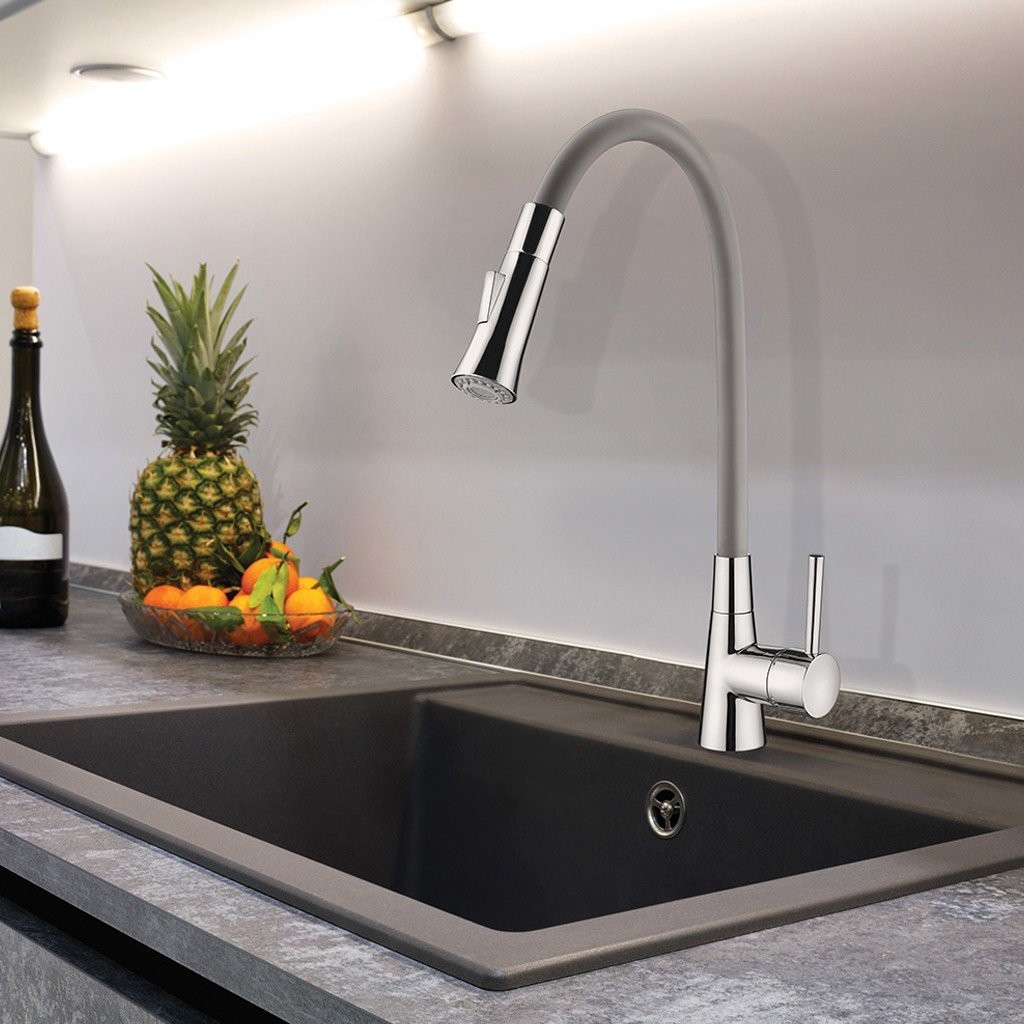 Torneira Misturador Monocomando de Cozinha Loren Flex 2257 G27 Lorenzetti