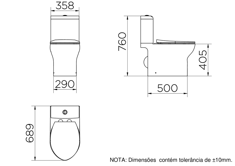 Kit Vaso Sanitário Loggica Branco com Caixa Acoplada Docol Completo 969166 Kit Vaso Sanitário Loggica Branco com Caixa Acoplada Docol Completo 969166