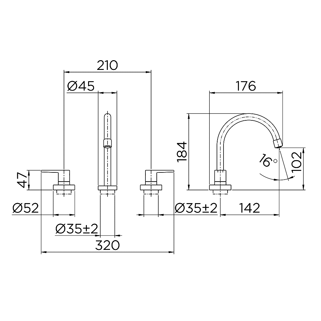 Torneira Misturador de Mesa Para Lavatório de 1/2 Gali Chrome Docol 90007997006 Torneira Misturador de Mesa Para Lavatório de 1/2 Gali Chrome Docol 90007997006