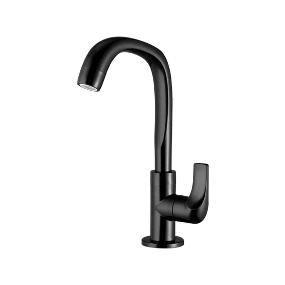 Torneira Para Lavatório De Mesa Bica Alta Fitt Preta Lorenzetti 1195 F61