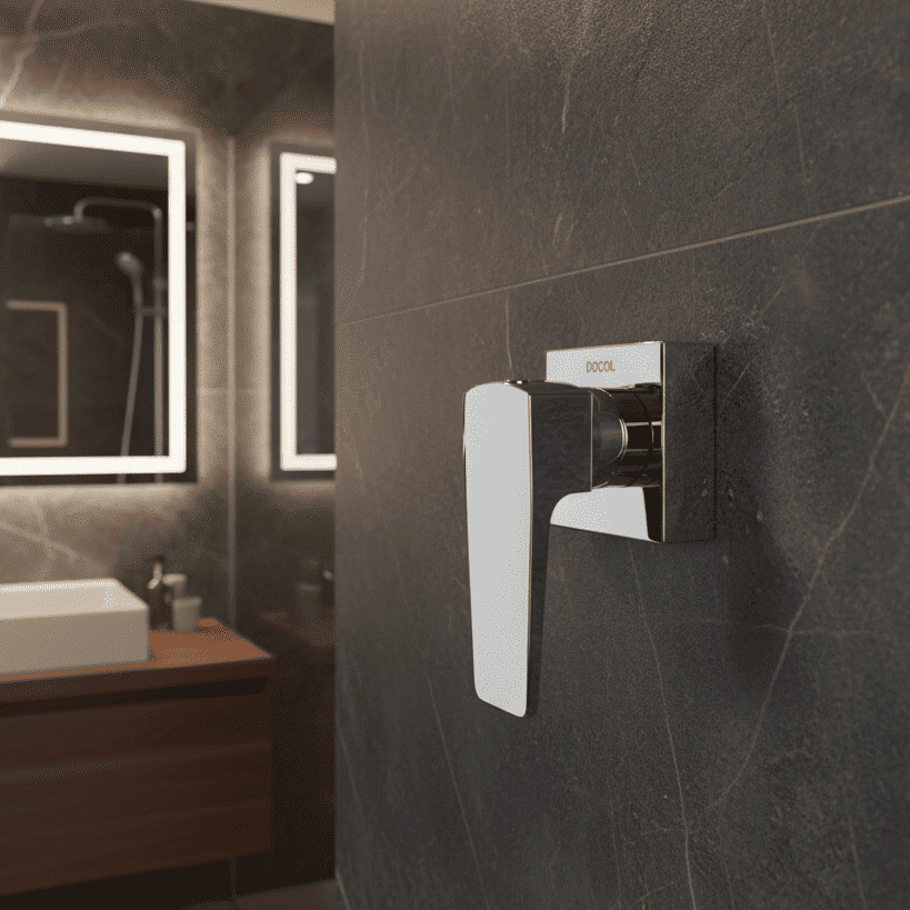 Acabamento Para Registro DocolBase 1/2" a 1" Lift Cromado Docol 00804706 Acabamento Para Registro DocolBase 1/2" a 1" Lift Cromado Docol 00804706