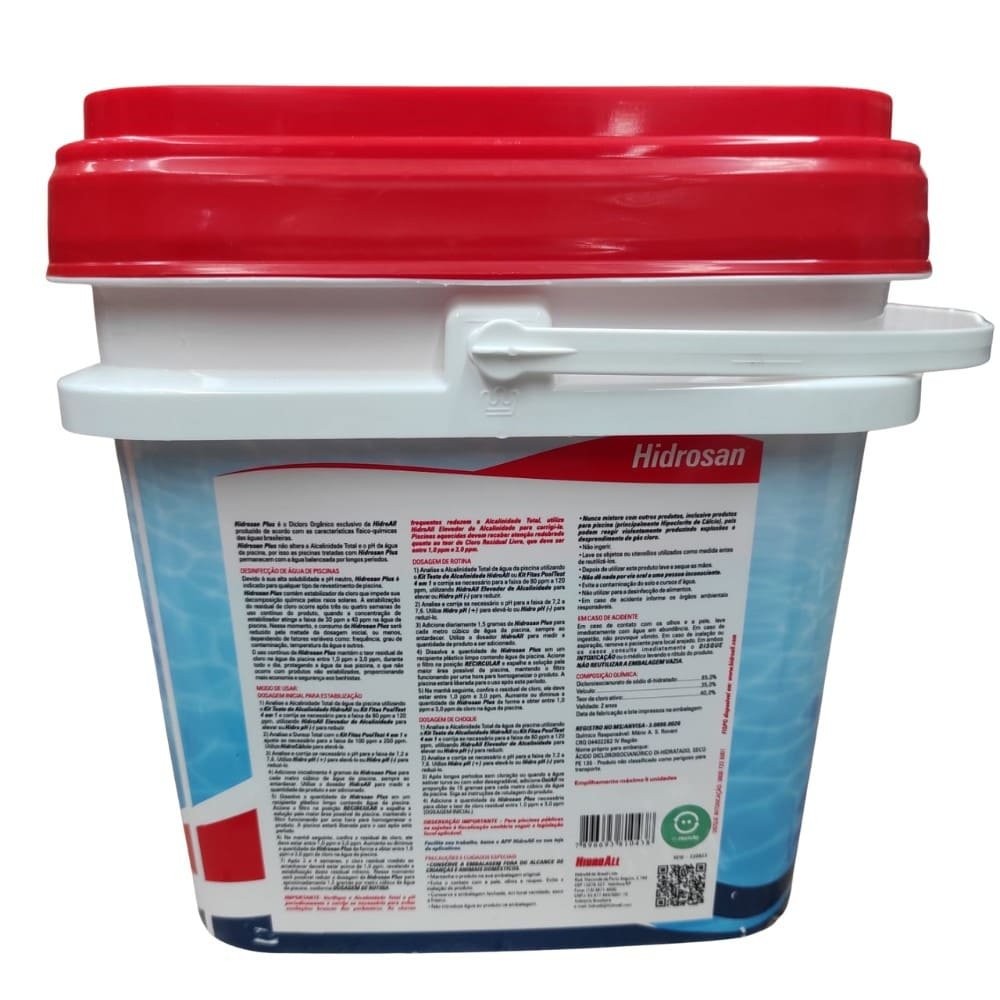 Cloro Hidrosan Plus Balde 10kg