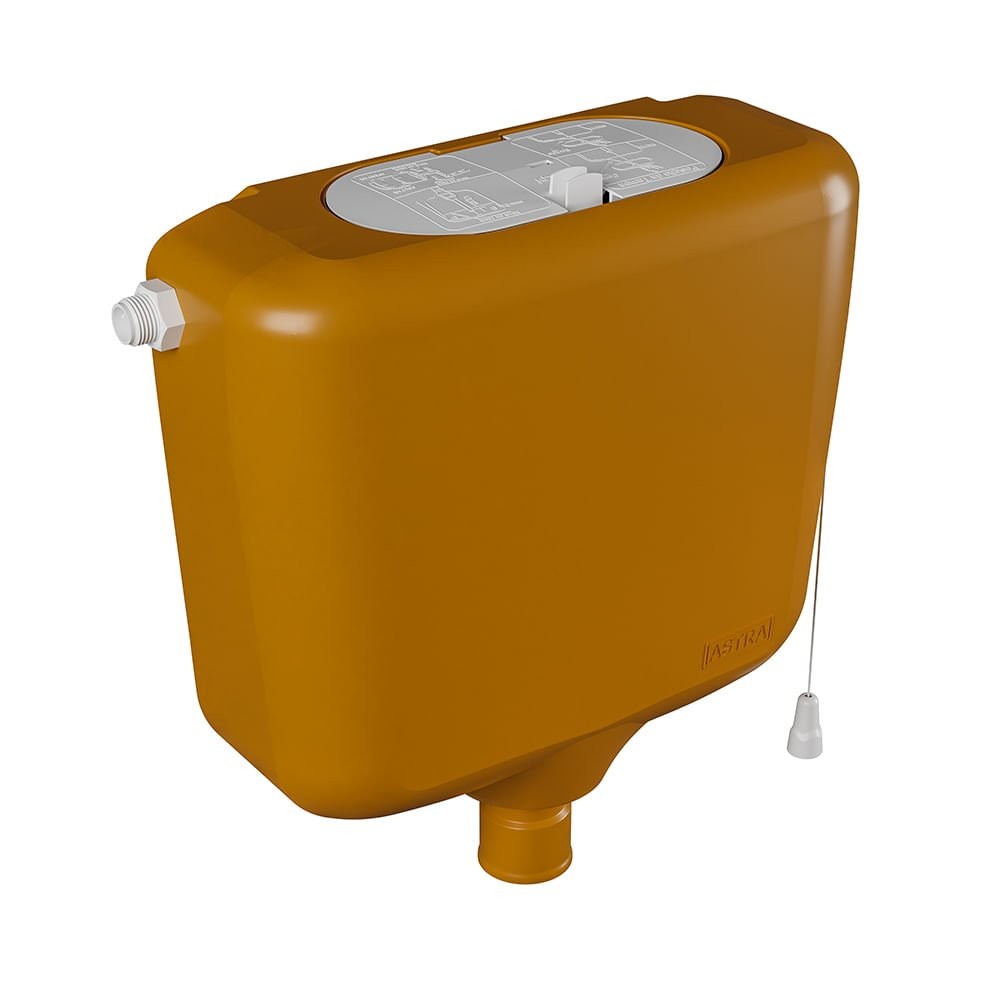 Caixa De Descarga 9 Litros Caramelo Astra Caixa De Descarga 9 Litros Caramelo Astra