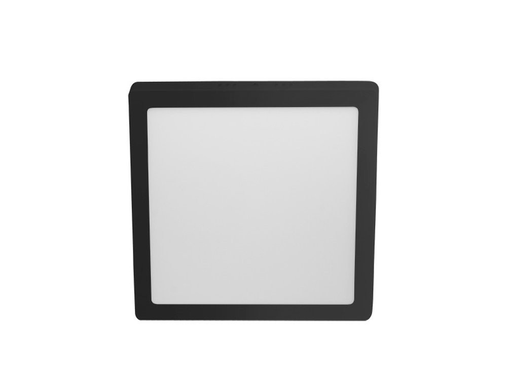 Painel de Led Sobrepor Quadrado 18W 4000K Preto Taschibra Bivolt 110V/220V