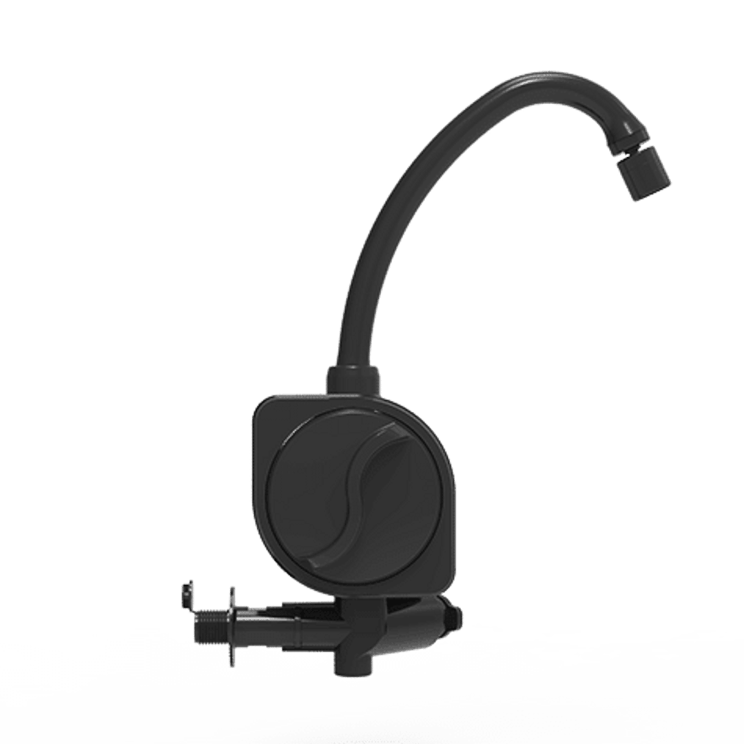 Torneira Elétrica Para Parede Enerclean Preta 5500W 220V