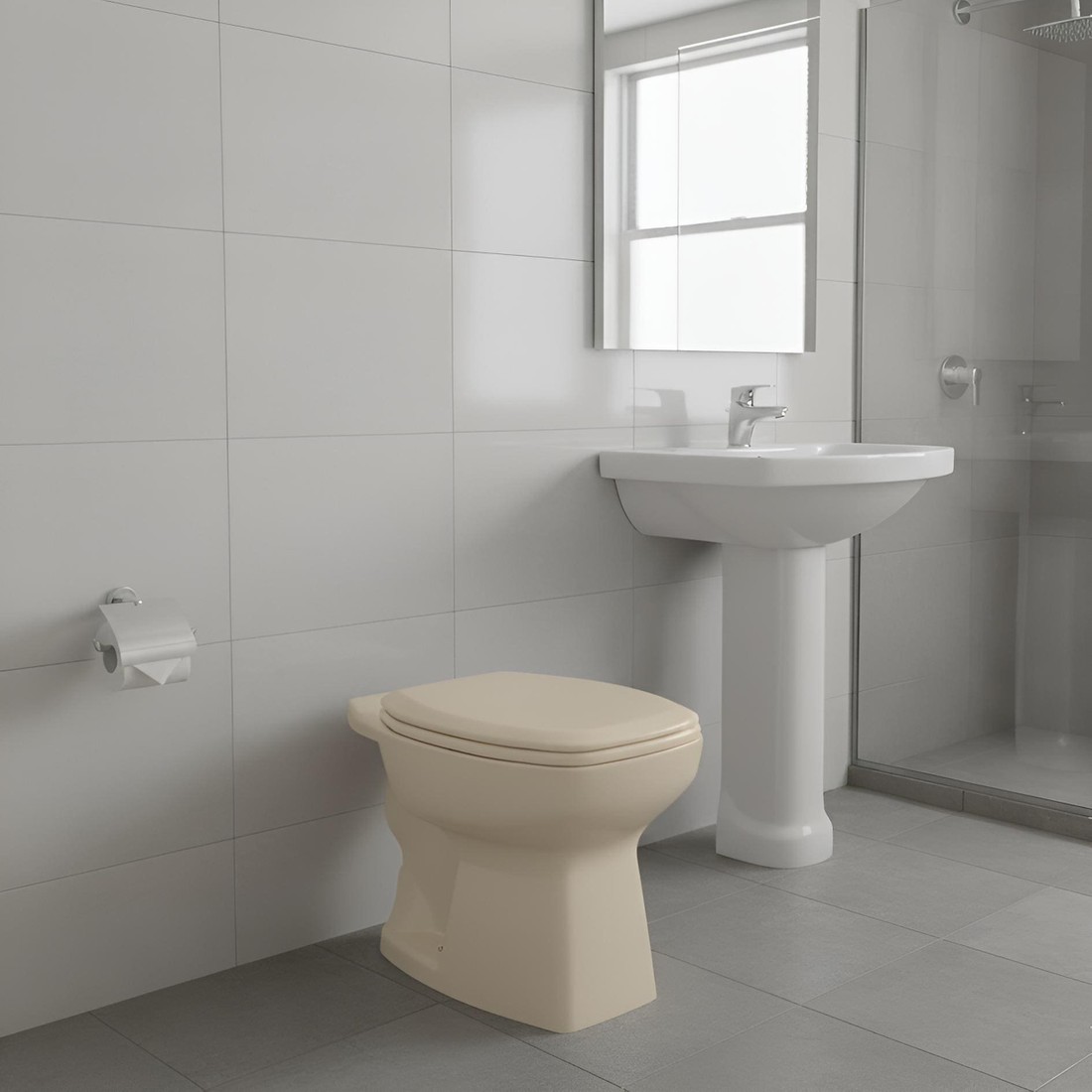 Kit Completo Vaso Thema Convencional Bege / Biscuit 57 Incepa Kit Completo Vaso Thema Convencional Bege / Biscuit 57 Incepa