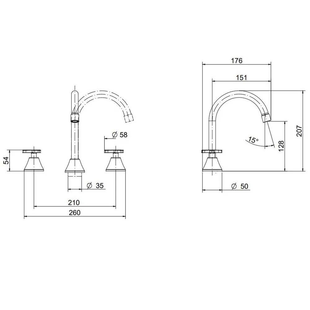Torneira Misturador Para Banheiro Bica Alta Nova Pertutti Docol 904606