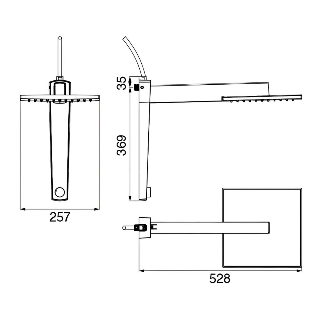 Chuveiro Lorenzetti Acqua Century Preto 7500W 220V