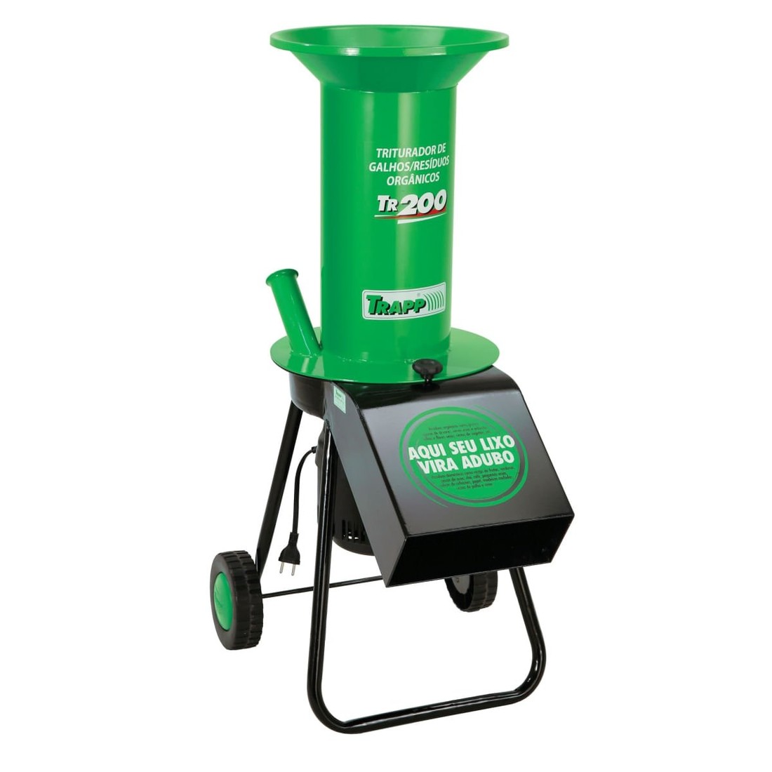 Triturador de Resíduos Orgânicos TR-200 Com Motor 1.5 HP Monofásico Bivolt 127V/220V