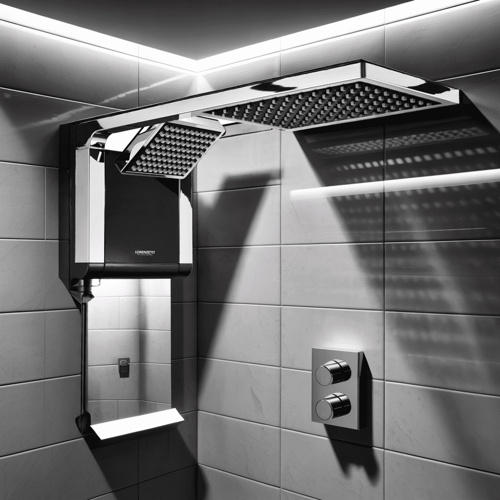 Chuveiro Acqua Duo Preto/Cromado 7800W 220V Lorenzetti