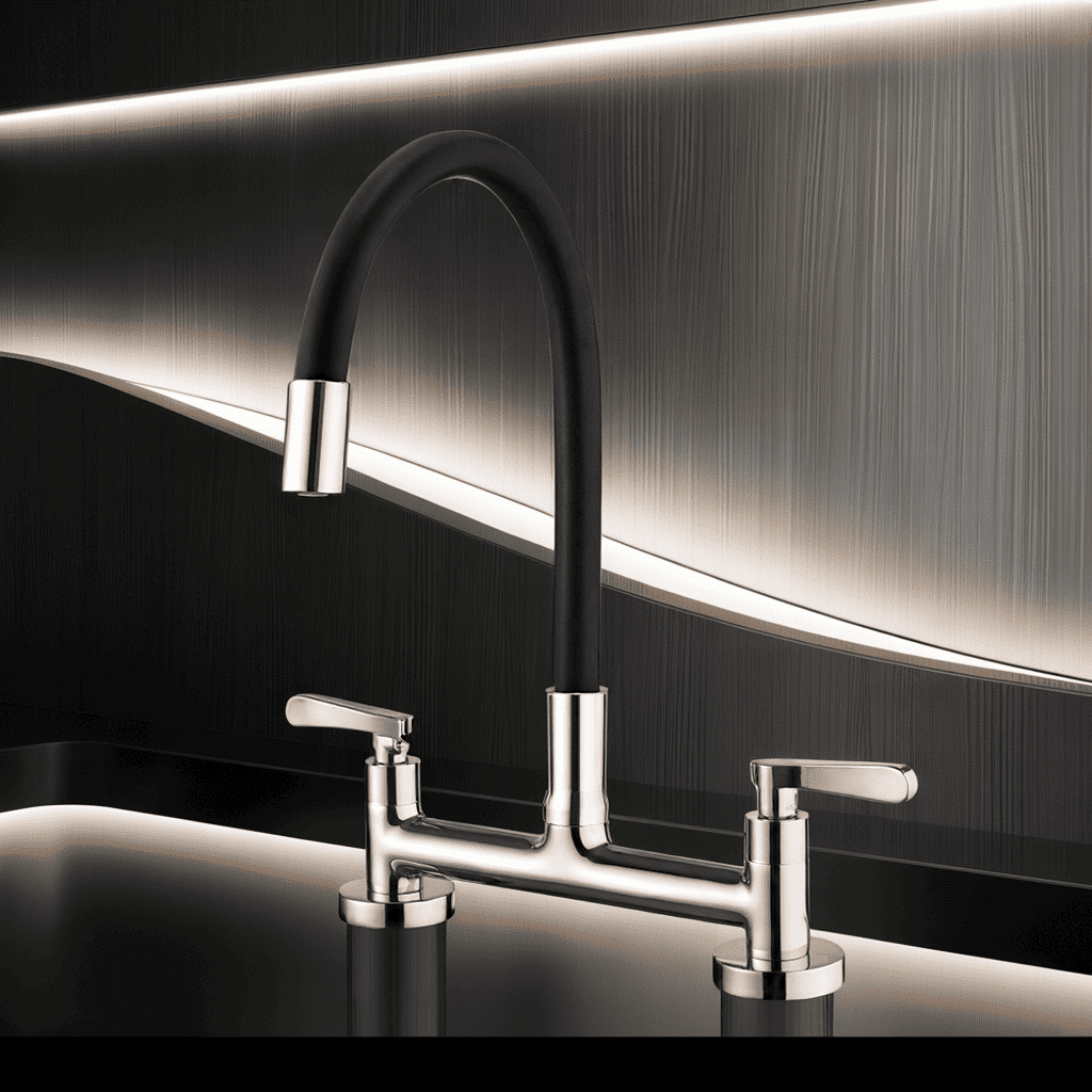 Misturador de Mesa Para Cozinha Bica Flex Preta Lorenzetti 1256 B27