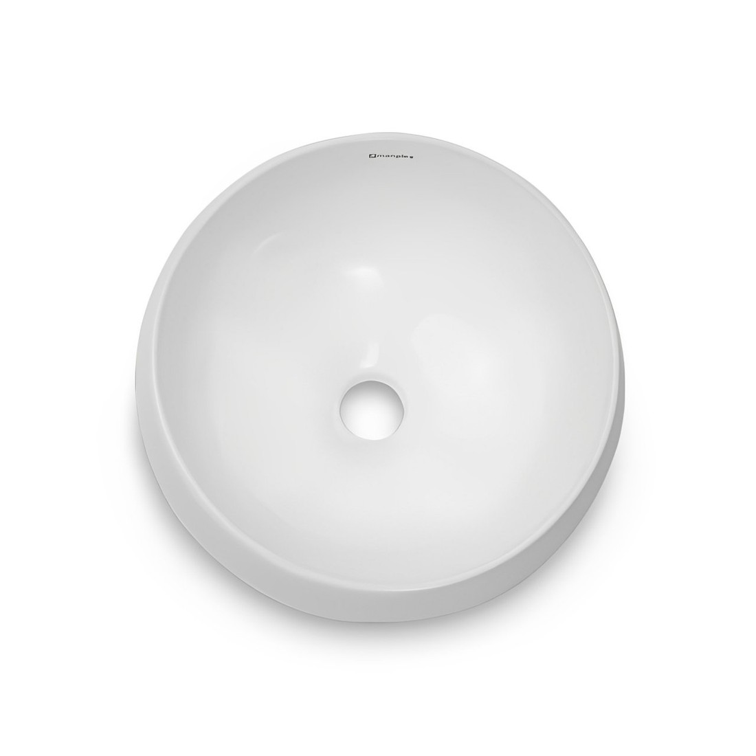 Cuba de Apoio Redonda Branca 31x15cm MP 0108 Manplex Cuba de Apoio Redonda Branca 31x15cm MP 0108 Manplex