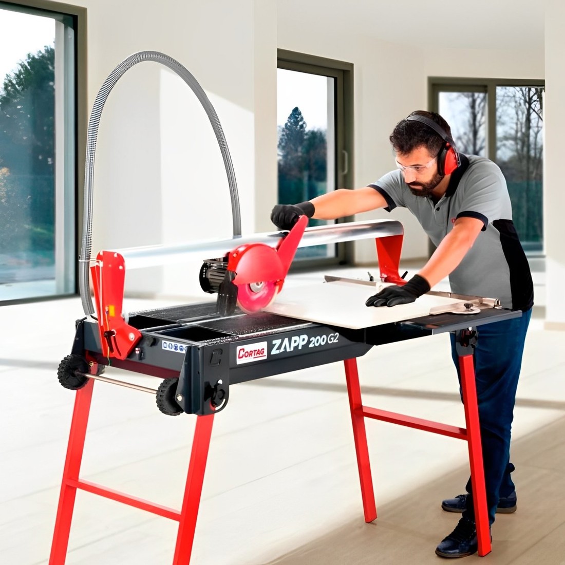 Cortador de Piso Elétrico Zapp 200 G2 900W 220V Cortag Cortador de Piso Elétrico Zapp 200 G2 900W 220V Cortag