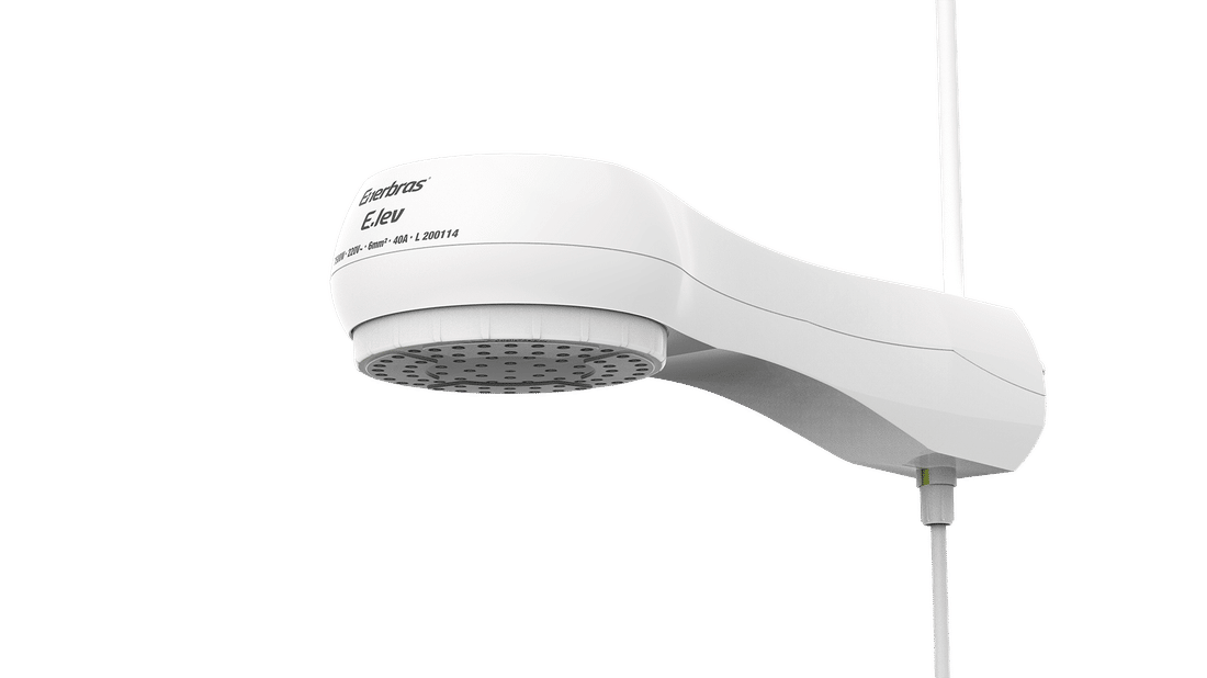 Chuveiro Eletrônica E-Litt Branco 7500W 220V Chuveiro Eletrônica E-Litt Branco 7500W 220V