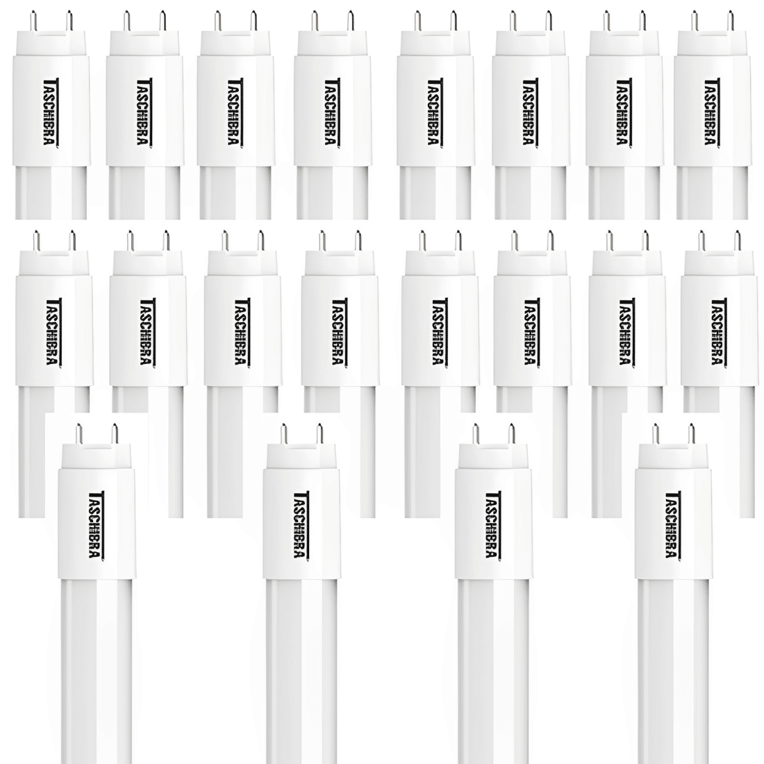 Kit Com 20Pçs Lâmpada Led Tubular 9,9W 60cm T8 6500K Taschibra Kit Com 20Pçs Lâmpada Led Tubular 9,9W 60cm T8 6500K Taschibra
