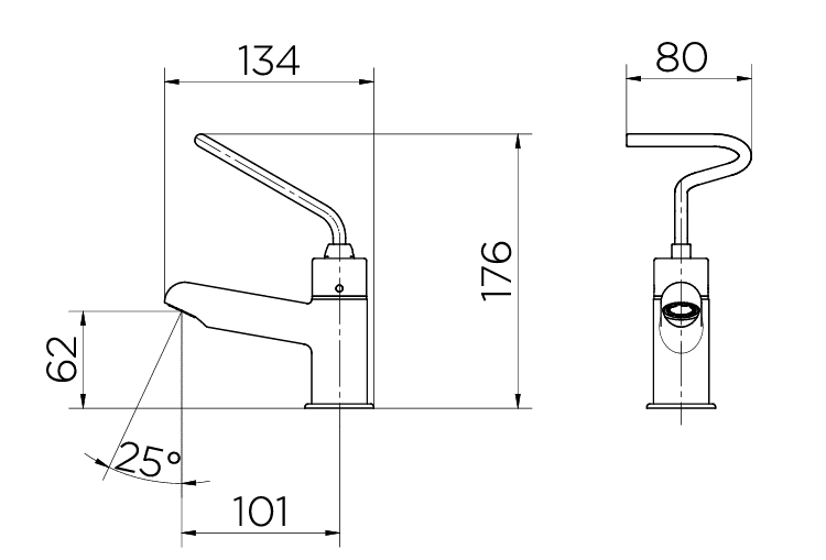 Torneira de Mesa Para Lavatório Benefit PressMatic Docol 00490706