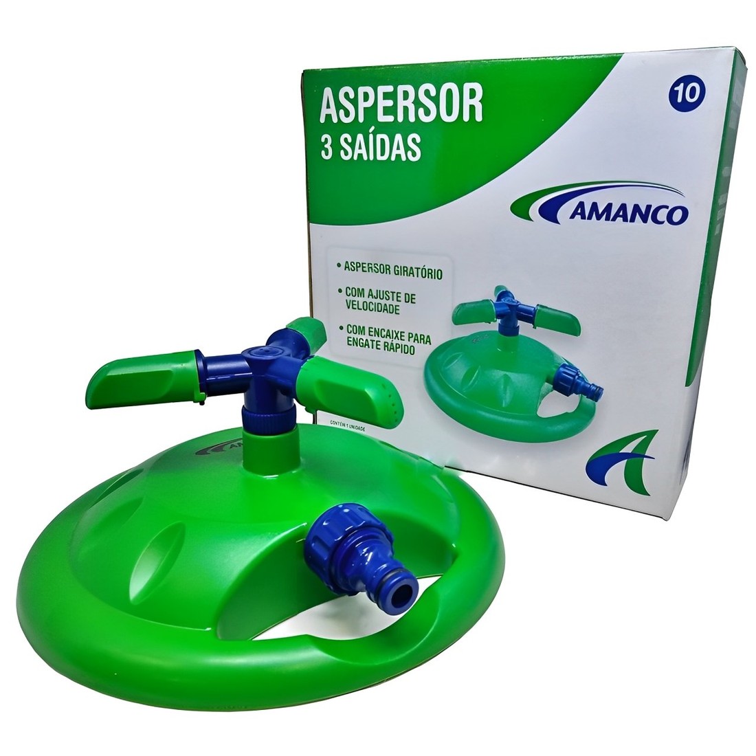 Aspersor 3 Saídas Base LJ Amanco