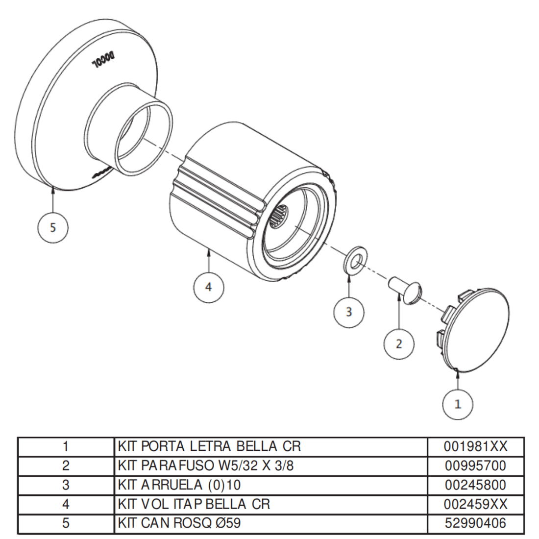 Acabamento Para Registro Base Docol 1/2" à 1" Itapema Bella Acabamento Para Registro Base Docol 1/2" à 1" Itapema Bella