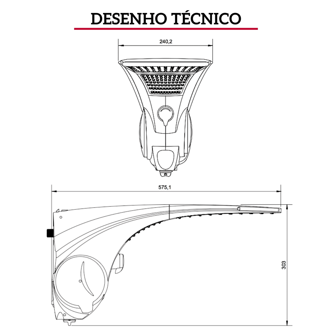 Chuveiro Elétrico Duo Shower Quadra Turbo 220V 7500W Lorenzetti Chuveiro Elétrico Duo Shower Quadra Turbo 220V 7500W Lorenzetti
