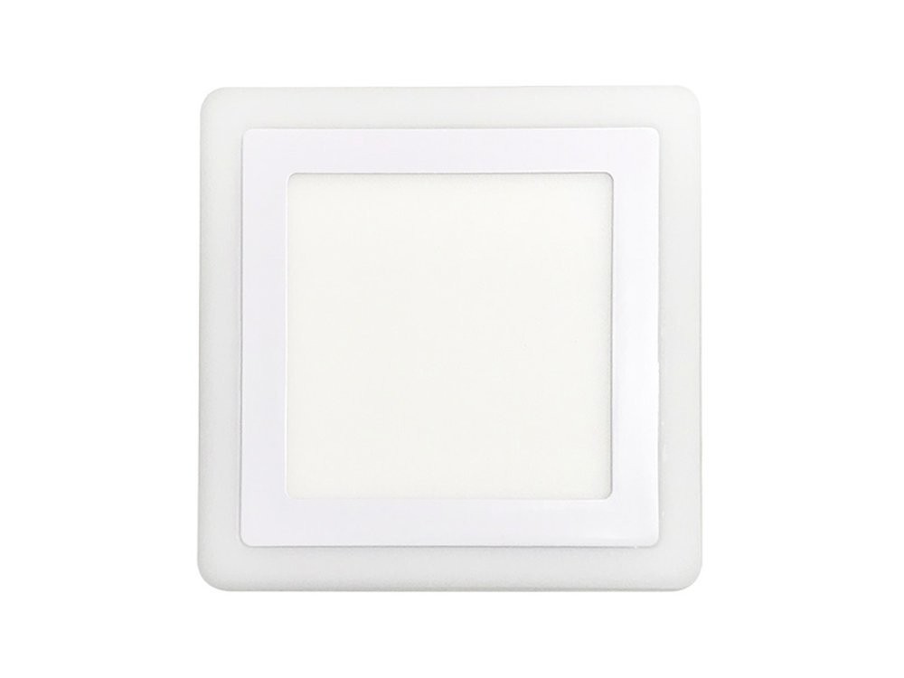 Painel de Led Sobrepor Dual Color 18W+6W Quadrado Taschibra Bivolt 110V/220V