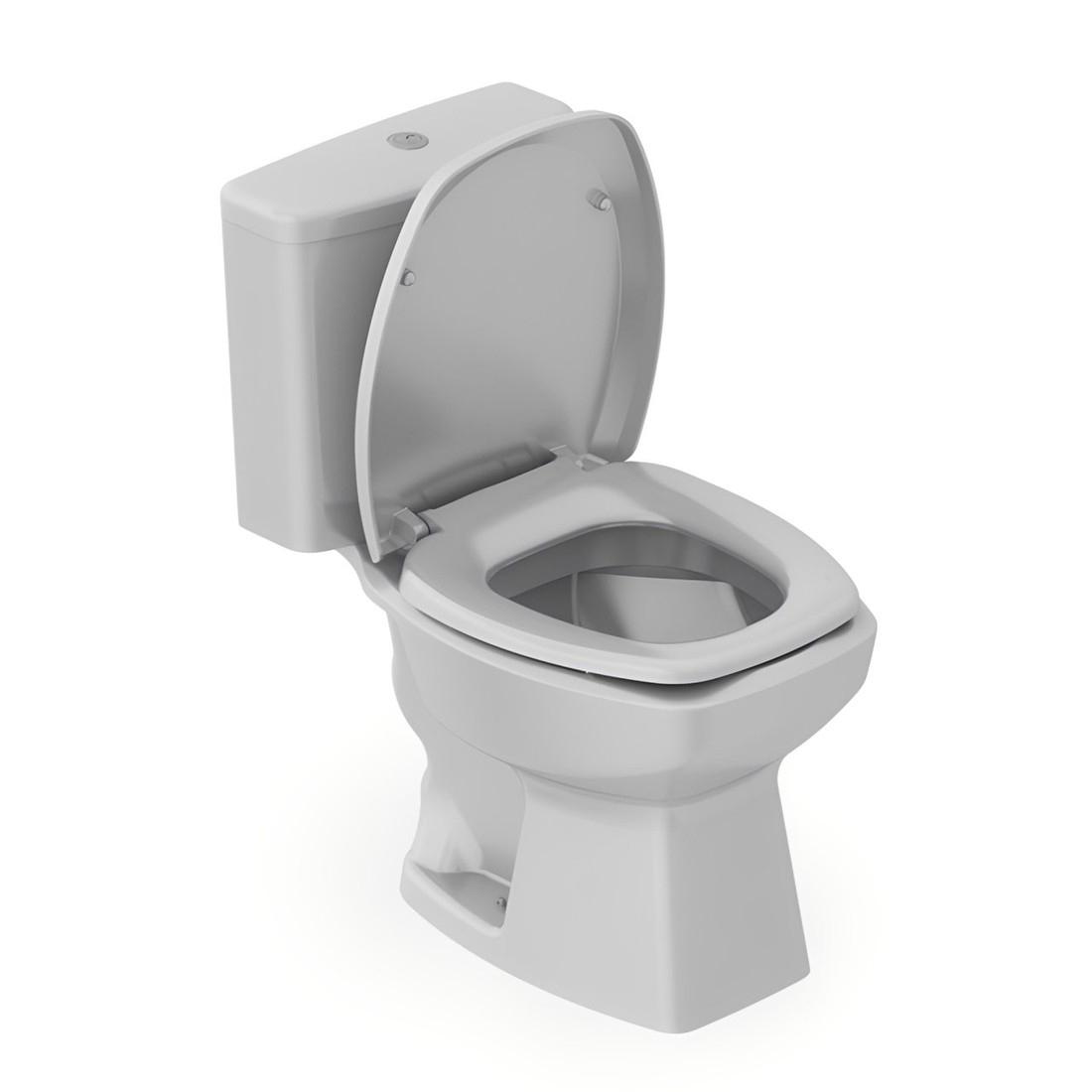 Kit Completo Vaso Sanitário Com Caixa Acoplada Thema Cinza Platina Incepa Kit Completo Vaso Sanitário Com Caixa Acoplada Thema Cinza Platina Incepa