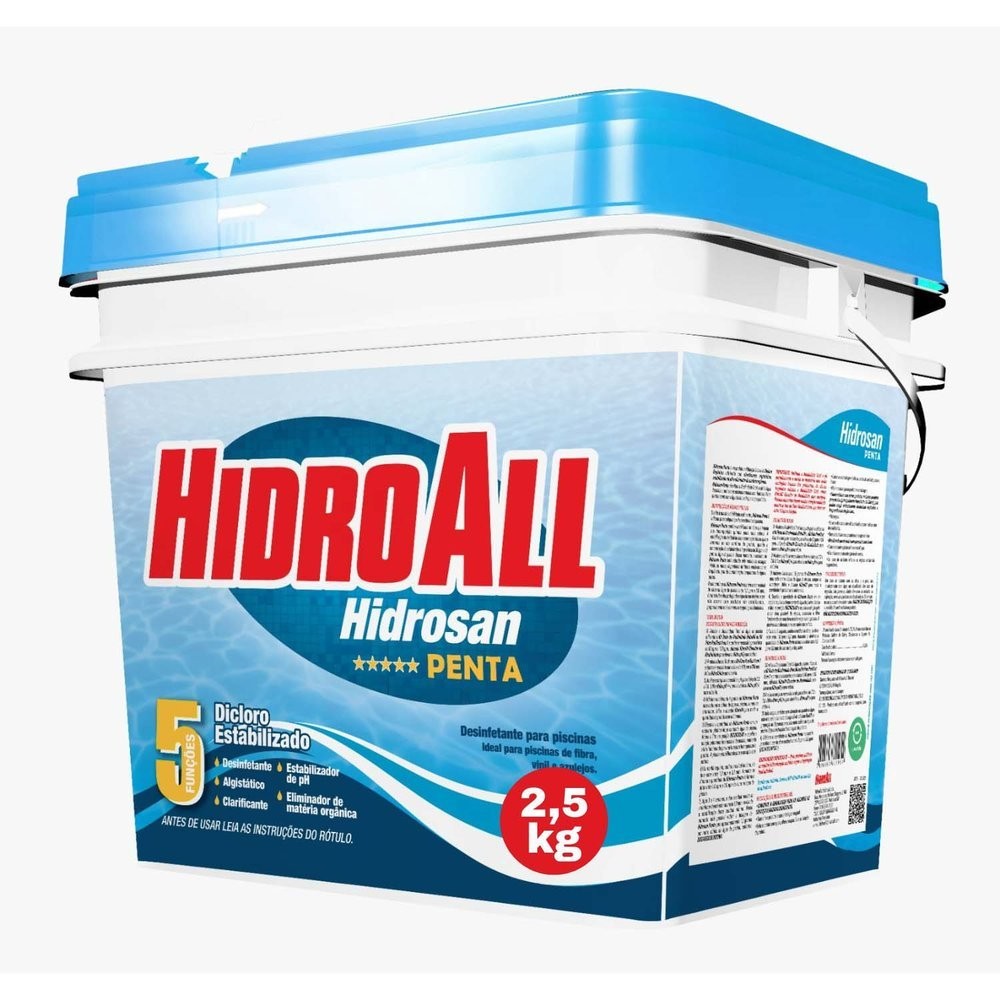 Cloro Hidrosan Penta Balde 2,5 Kg Cloro Hidrosan Penta Balde 2,5 Kg
