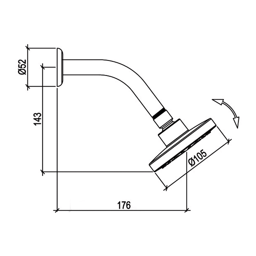 Chuveiro Ducha Loren One Cromado 7011 C16 Lorenzetti Chuveiro Ducha Loren One Cromado 7011 C16 Lorenzetti