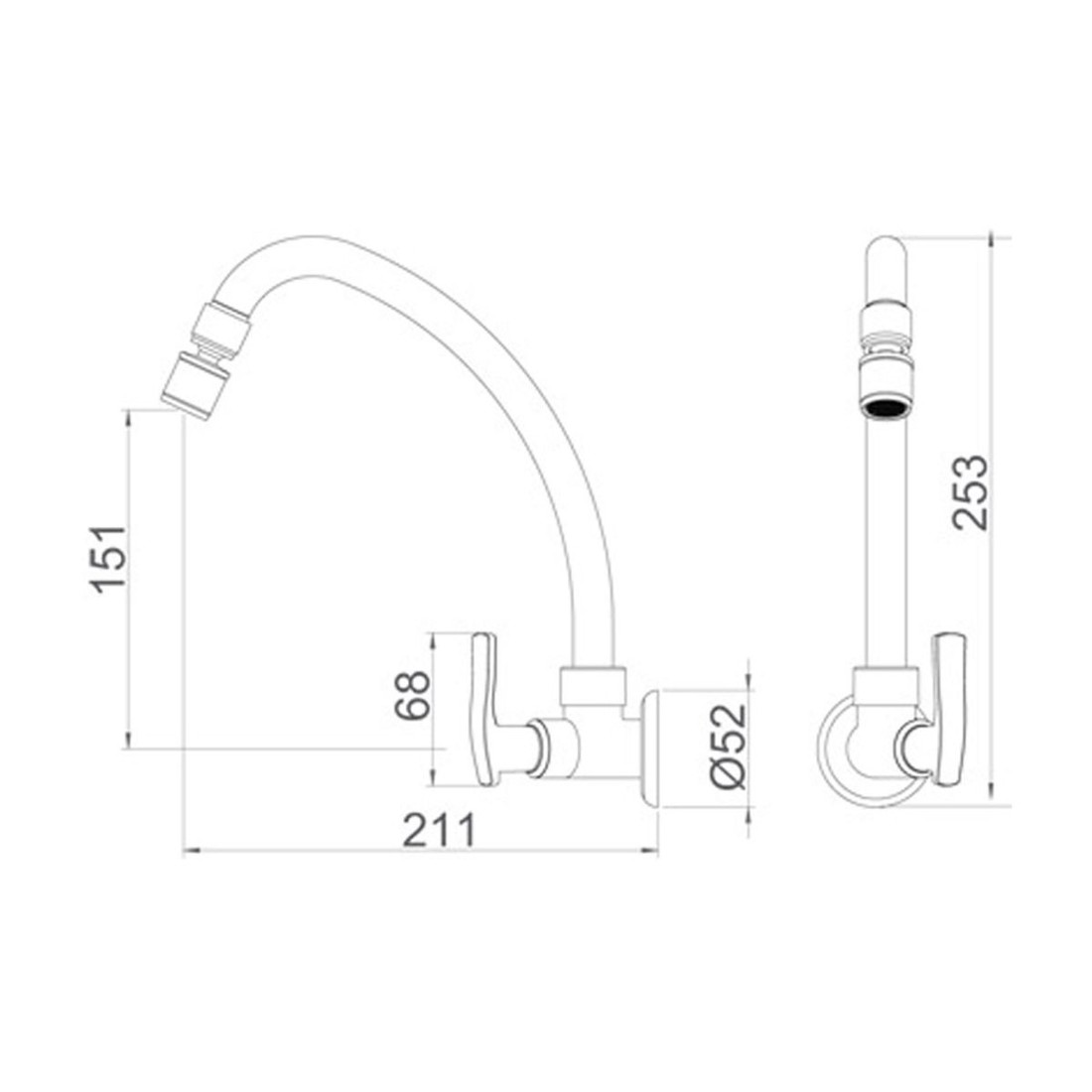 Torneira Para Cozinha Bica Móvel De Parede Loren One Lorenzetti 1168 C29 Torneira Para Cozinha Bica Móvel De Parede Loren One Lorenzetti 1168 C29