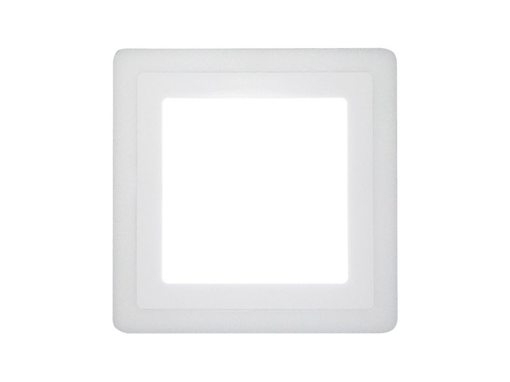 Painel de Led Sobrepor Dual Color 18W+6W Quadrado Taschibra Bivolt 110V/220V