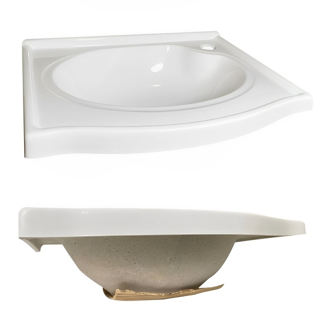 Kit Conjunto de Balcão Para Banheiro Siena 40cm Suspenso Preto Rorato Kit Conjunto de Balcão Para Banheiro Siena 40cm Suspenso Preto Rorato