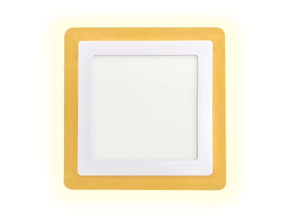 Painel de Led Sobrepor Dual Color 18W+6W Quadrado Taschibra Bivolt 110V/220V