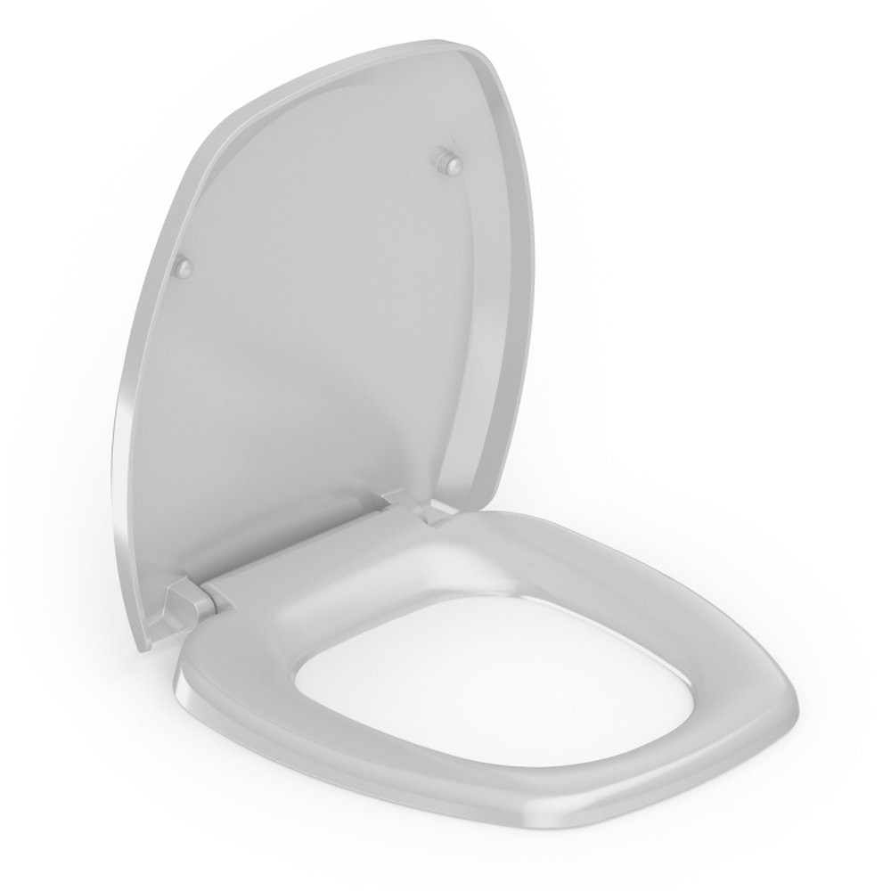 Kit Completo Vaso Sanitário Convencional Thema Cinza Platina Incepa Kit Completo Vaso Sanitário Convencional Thema Cinza Platina Incepa