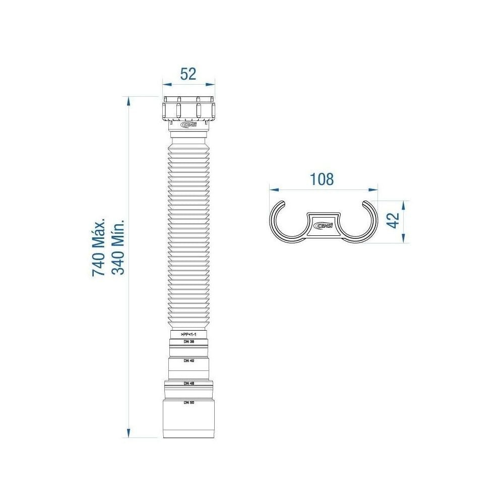 Cuba de Apoio Redonda 36x14cm Com Torneira Lóggica e Kit Instalação