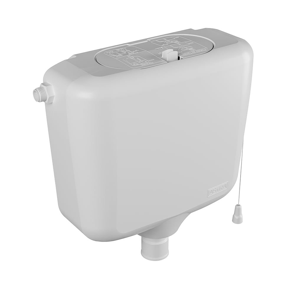 Caixa De Descarga 9 Litros Branca Astra Caixa De Descarga 9 Litros Branca Astra